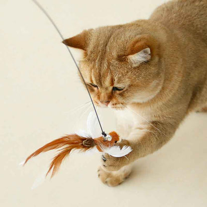 Lifelike Bird Wand to Awaken Your Cat's Natural Instincts